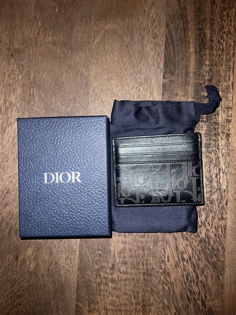 dior men's card wallet|christian Dior men's wallet prices.